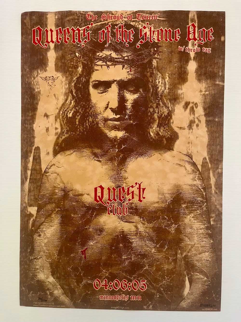 Queens of the Stone Age EMEK Poster 4/6/05 Minneapolis Signed #36/250 QOTSA