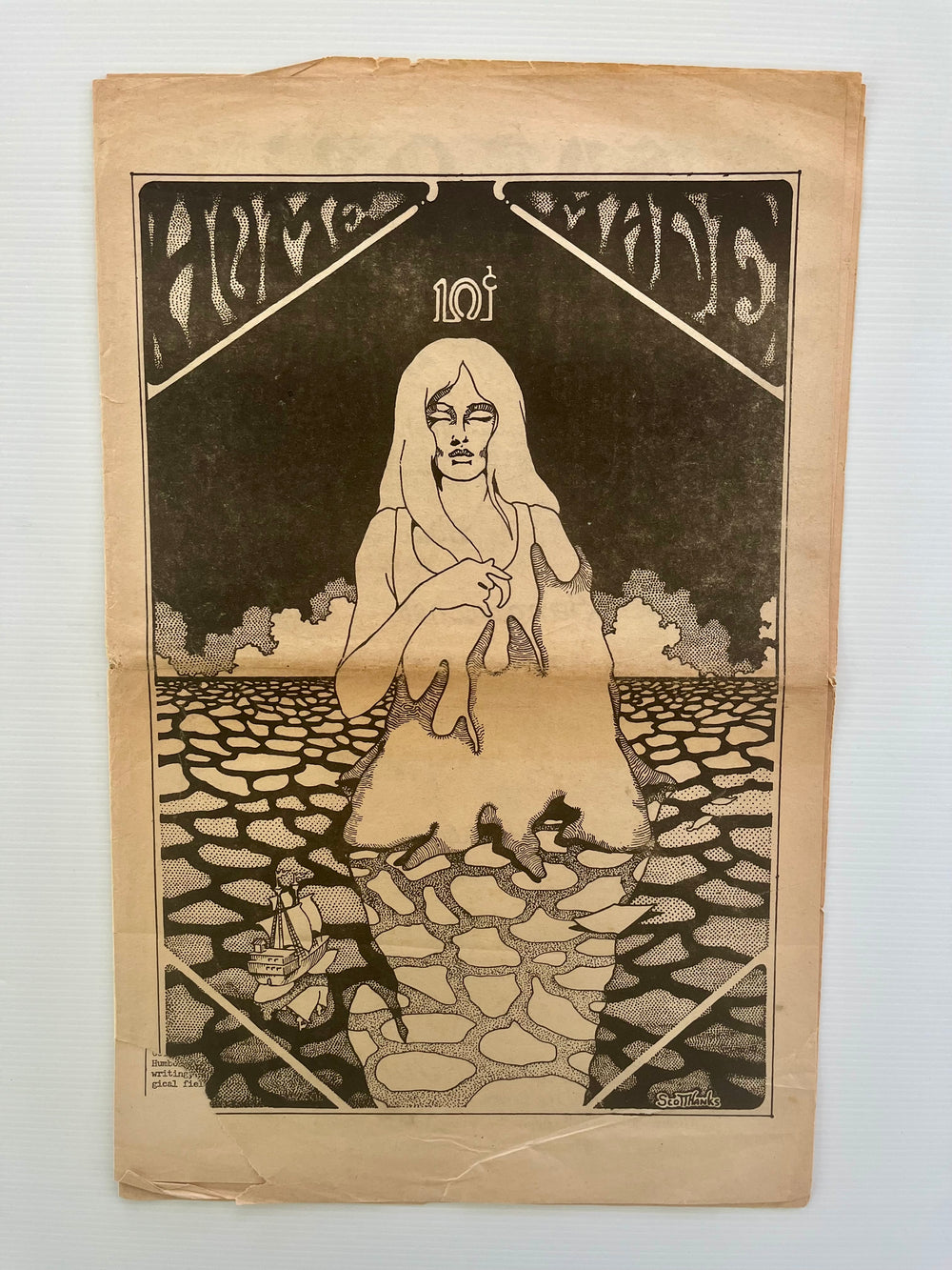1970 Homemade Vol. 1 No. 5 Underground Newspaper Scott Hanks Art Santa Rosa CA