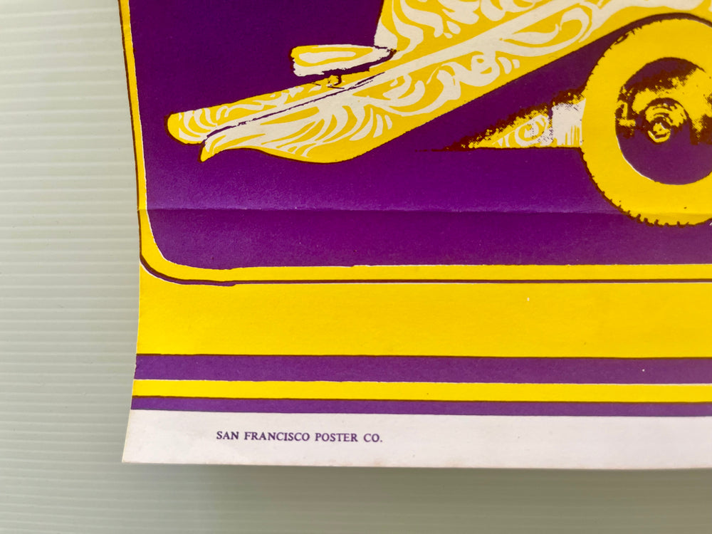 Stanley Mouse 1967 Cosmic Car Show Muir Beach Psychedelic Poster Reproduction