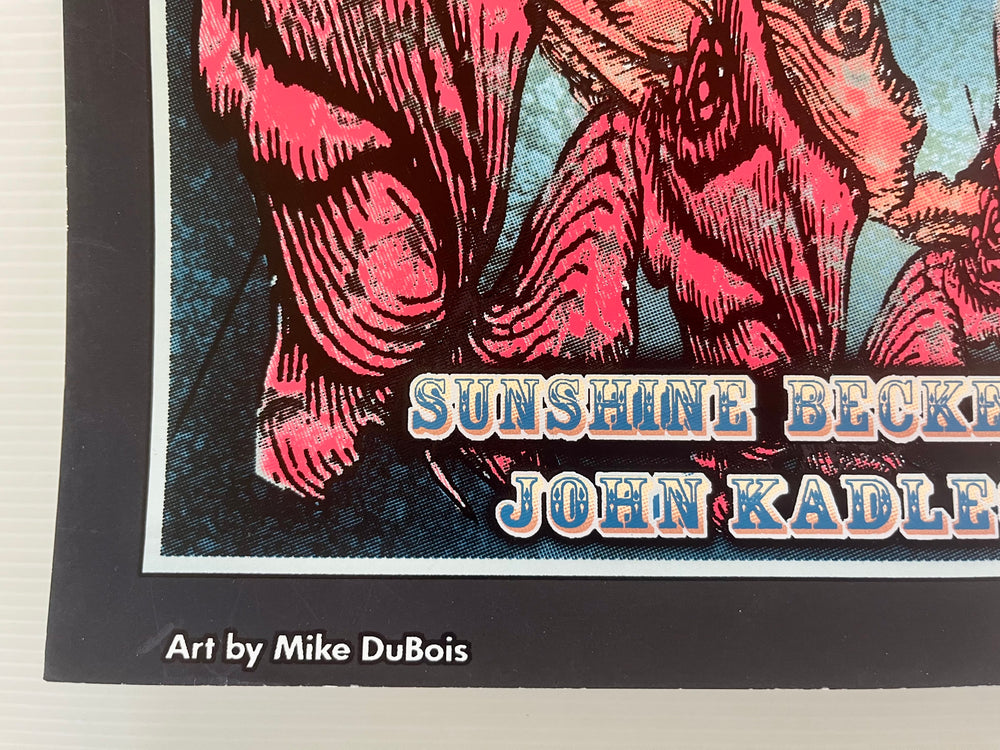 Furthur Phil Lesh Bob Weir 2010 Winter Tour Mike DuBois Signed Original Silkscreen Poster