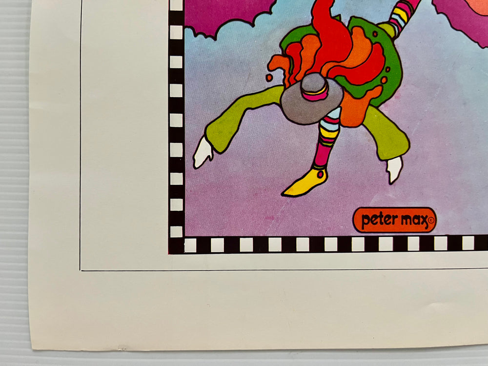 Peter Max 1970 The American Way American Airlines Psychedelic Pop Art Poster Page