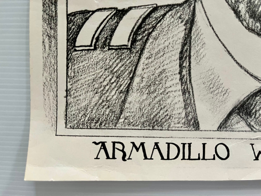 Captain Beefheart Magic Band 1974 Armadillo World HQ Austin Concert Poster Jim Franklin