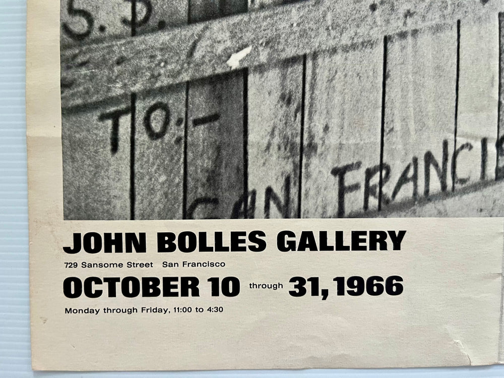 Sam Tchakalian 1966 Original John Bolles Gallery San Francisco Art Exhibition Poster