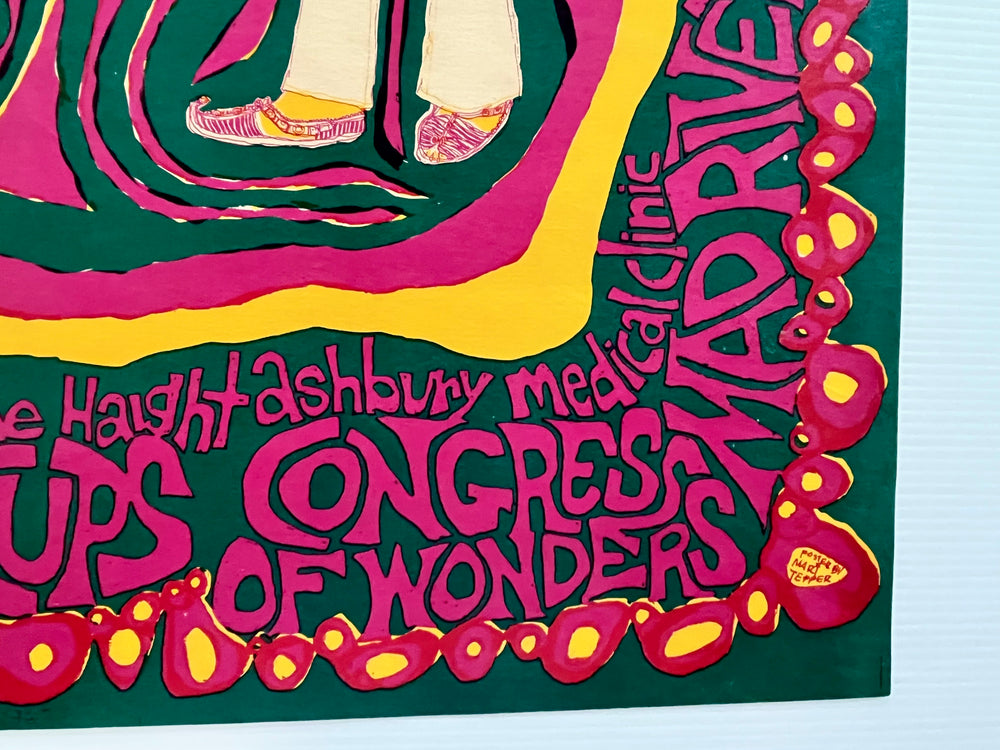 1967 Dr. Sunday’s Medicine Show Original Concert Poster Janis Joplin Big Brother Mari Tepper