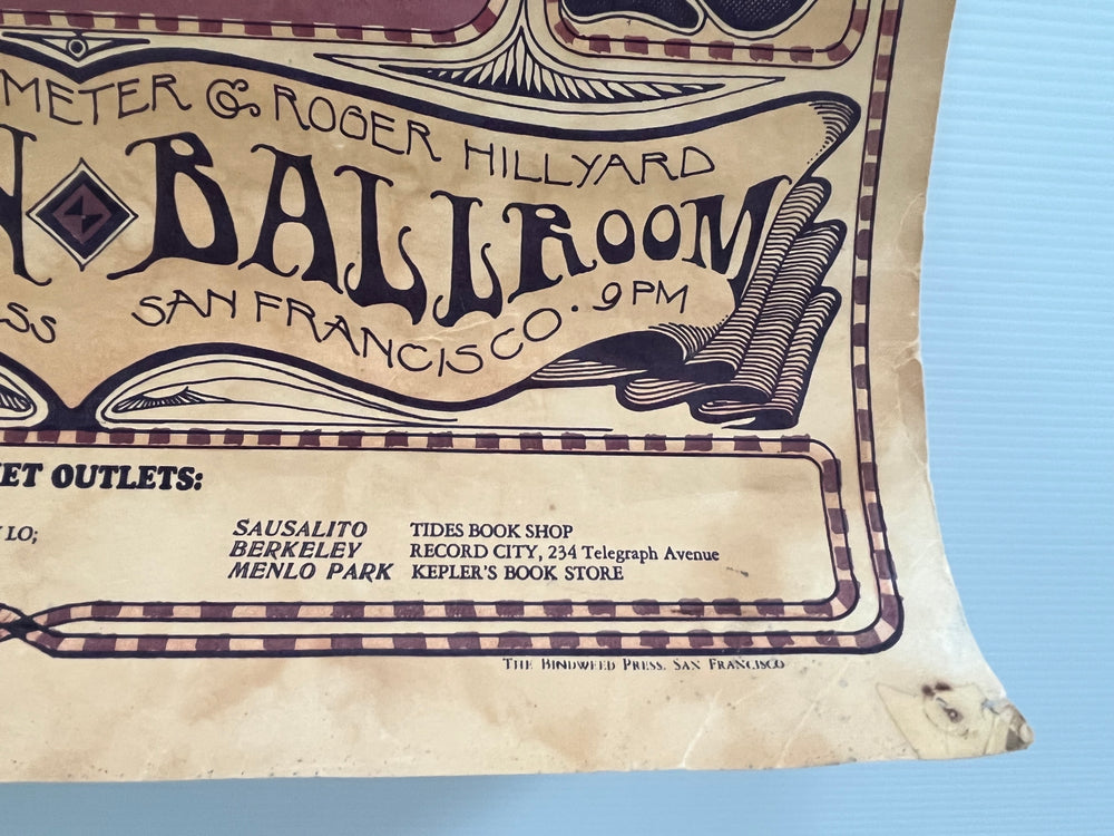 1966 FD-30 Big Brother & The Holding Co Janis Joplin Avalon Ballroom Original Poster