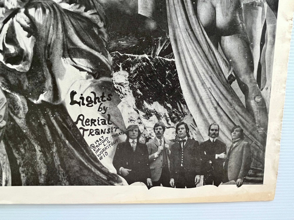 Original 1967 Charlatans Straight Theater Workitout Concert Poster Ann Halprin San Francisco