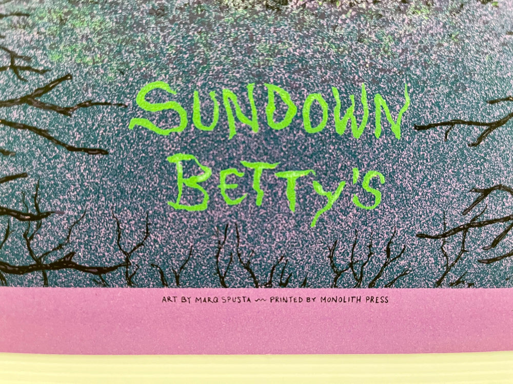 Marq Spusta Widespread Panic Sundown Betty’s Signed AE #28/100 Poster