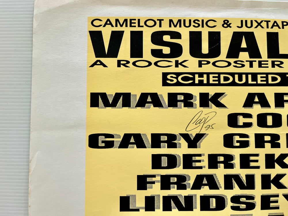Derek Hess Visual Jams 1995 Multi-Signed Rock Art Poster #26/300 Gary Grimshaw
