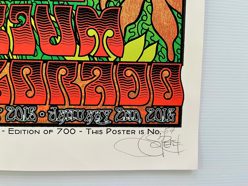 Chuck Sperry Umphrey’s McGee 2015 Fillmore Denver Signed #54/700 Concert Poster