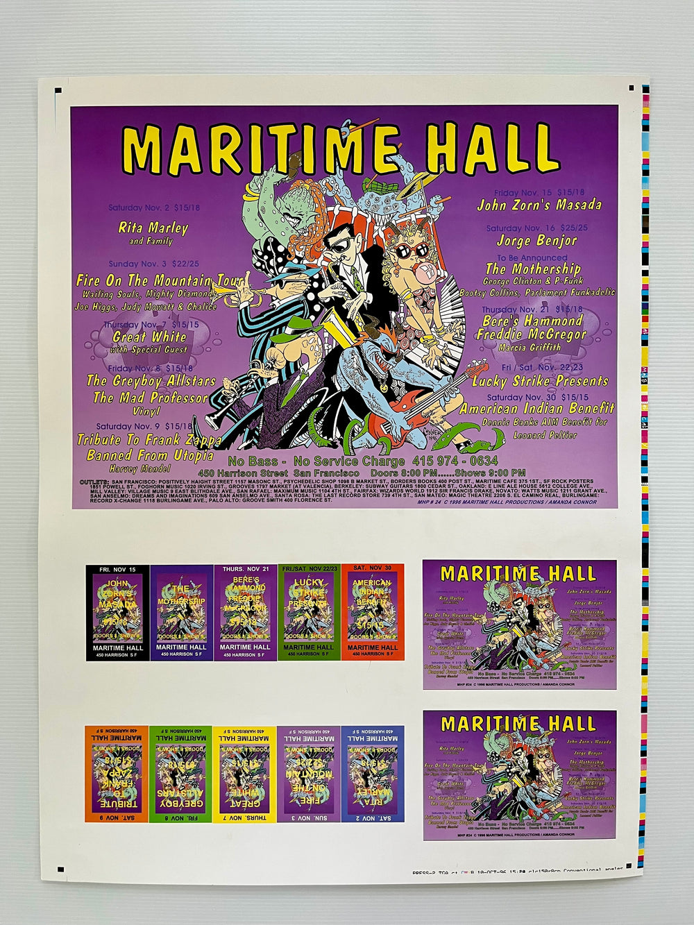 1996 Maritime Hall MHP 24 Amanda Conner Original Uncut Printer Proof Press Sheet
