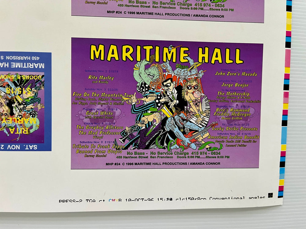 1996 Maritime Hall MHP 24 Amanda Conner Original Uncut Printer Proof Press Sheet