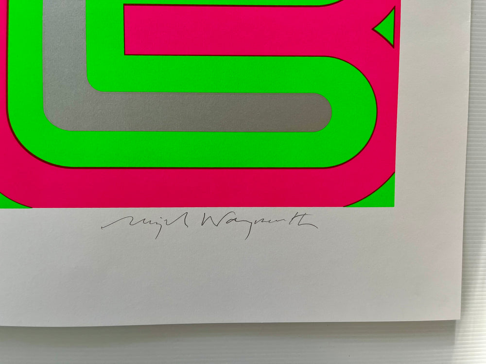Nigel Waymouth THE MOVE Marquee 1967 Signed Hapshash Psychedelic Screenprint