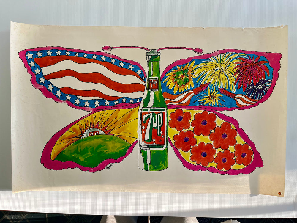 1971 Natural Man Synergisms #166 Original San Francisco Counterculture Poster