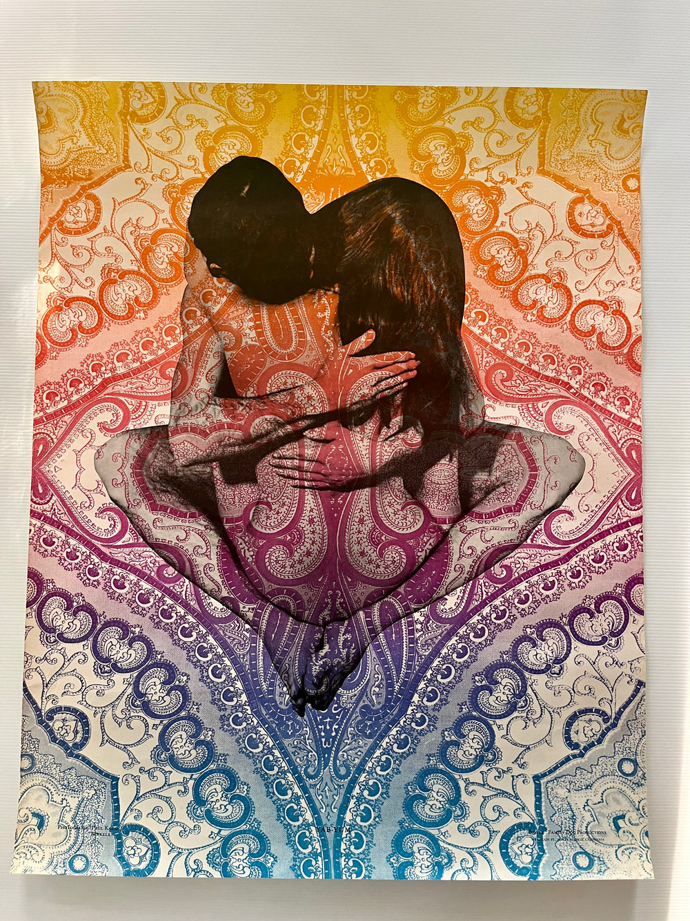 Paul Kagan YAB-YUM 1967 Family Dog Original Psychedelic Poster San Francisco