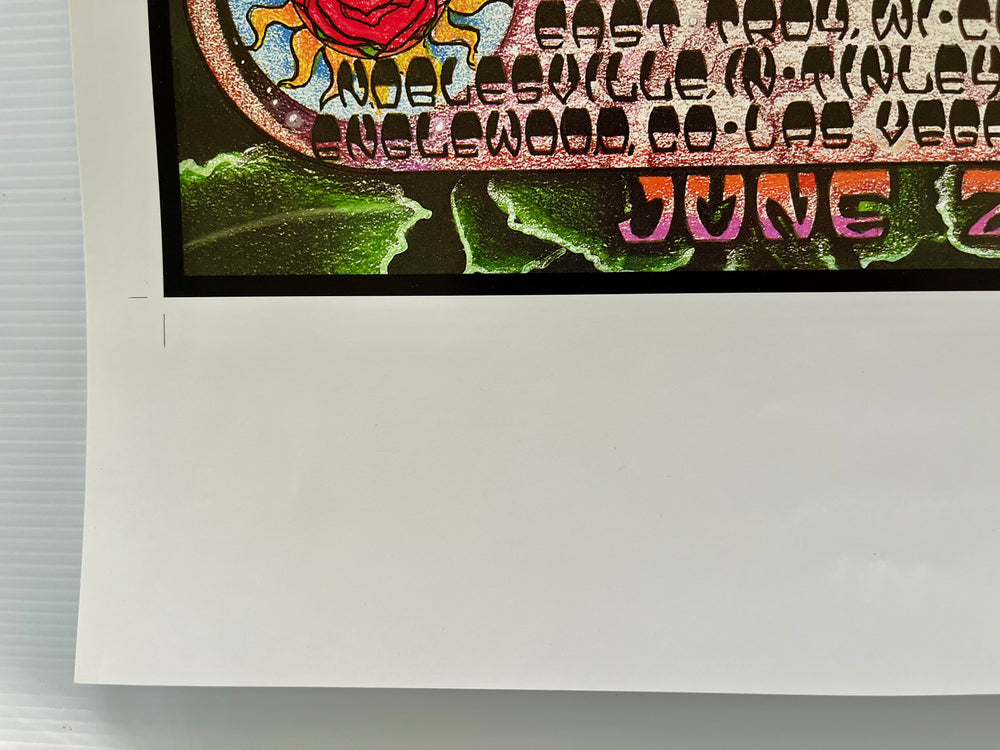 Michael Everett The Other Ones 1998 Signed AP #33/500 Uncut Proof Grateful Dead
