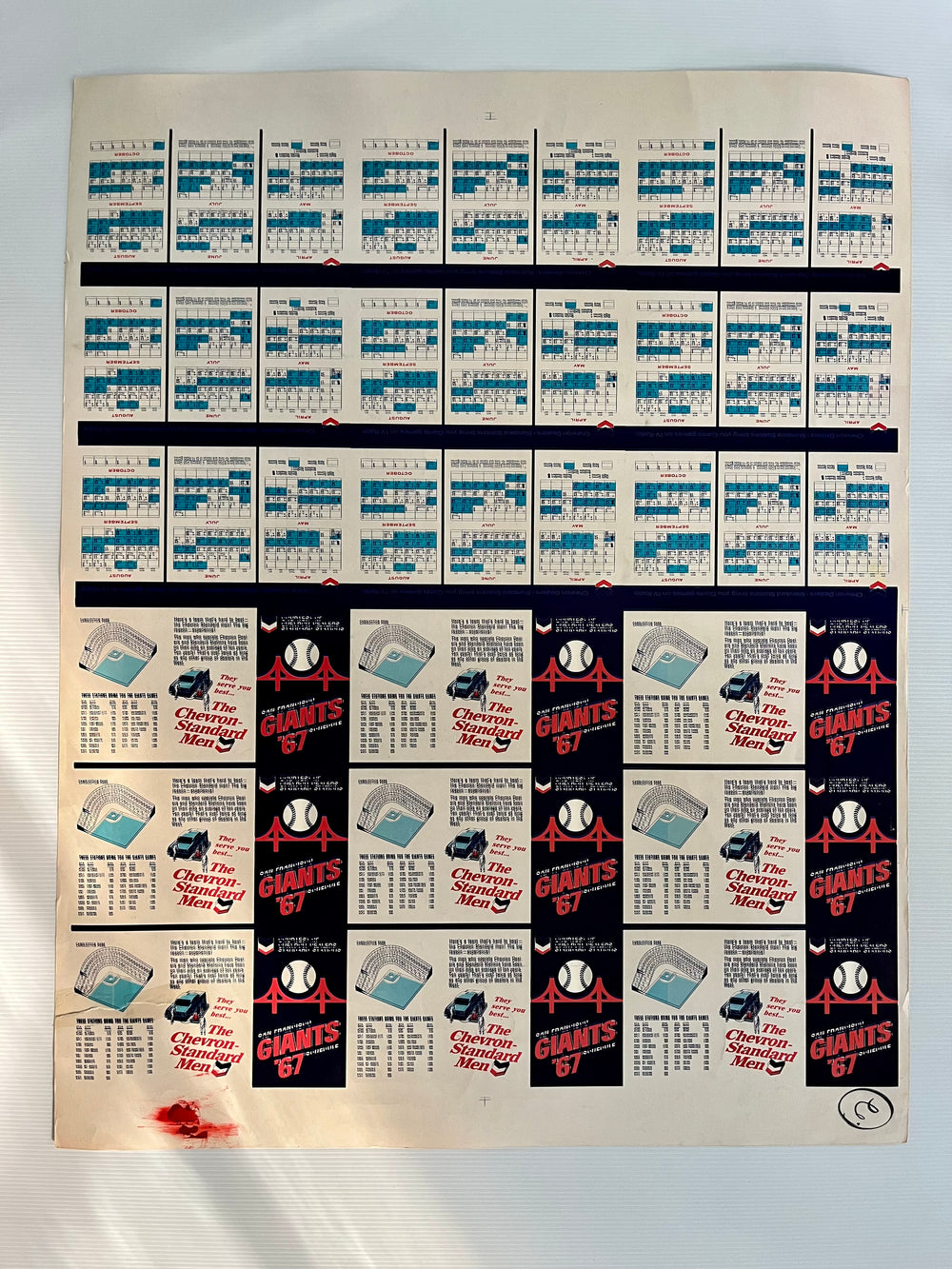 Rick Griffin A Puff of Kief 1967 Berkeley Bonaparte No.12 Uncut Printer Proof Sheet