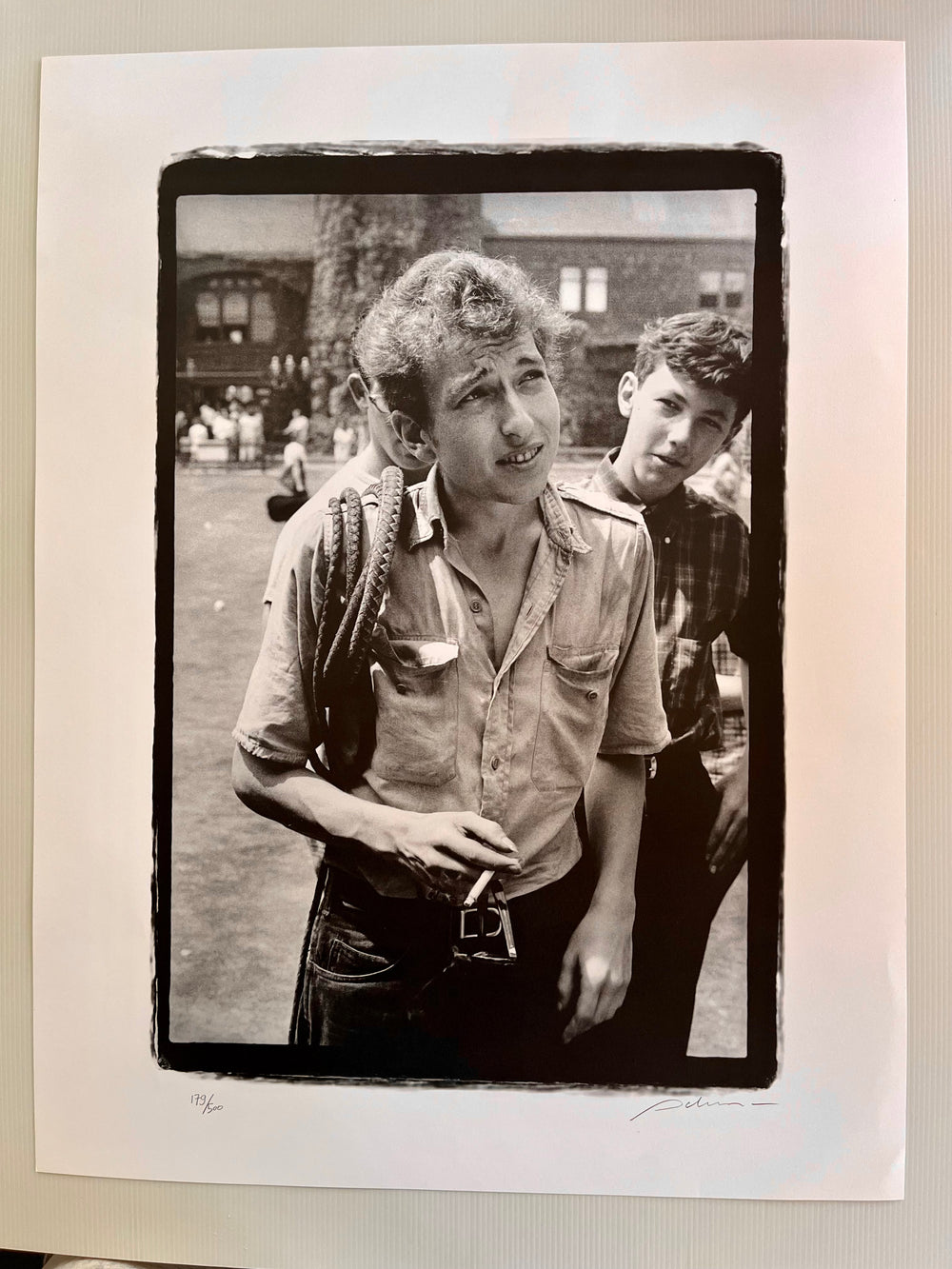 Bob Dylan Newport Folk Festival 1963 Rowland Scherman Signed Numbered Photo 179/500