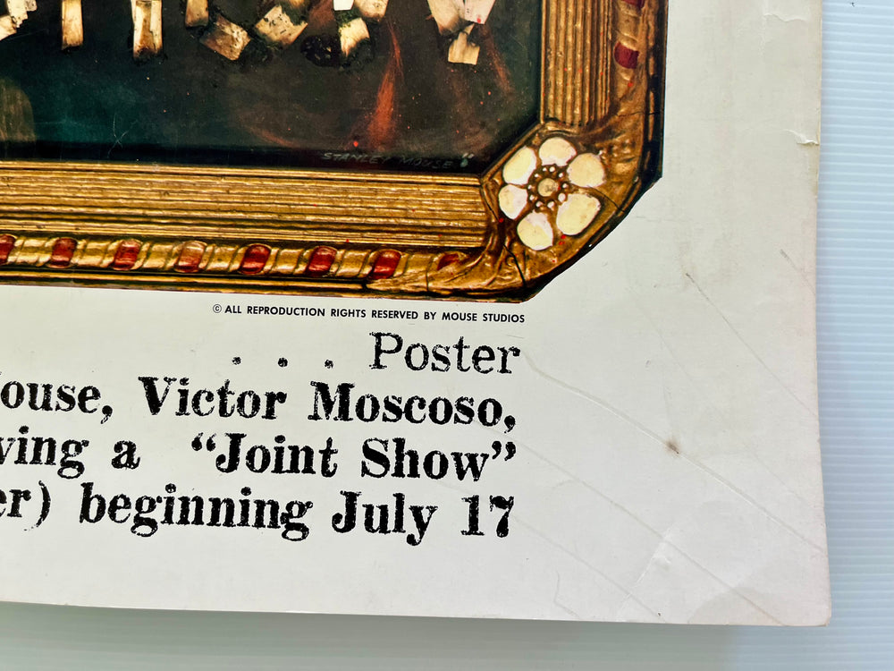 Stanley Mouse 1967 Joint Show Moore Gallery SF Psychedelic Poster 2nd Printing