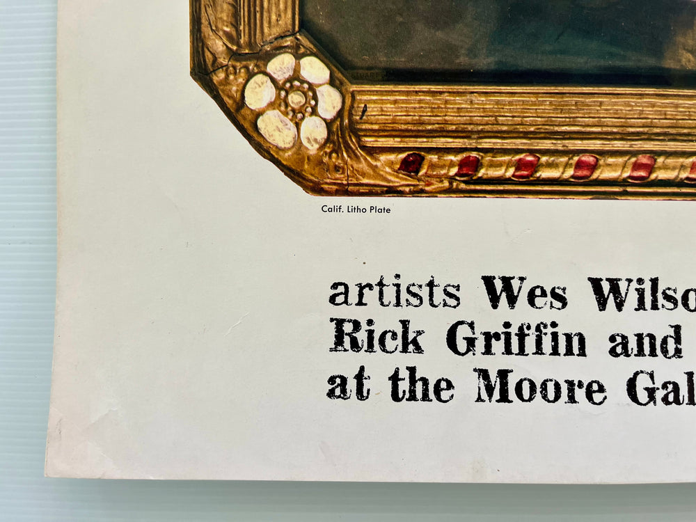 Stanley Mouse 1967 Joint Show Moore Gallery SF Psychedelic Poster 2nd Printing