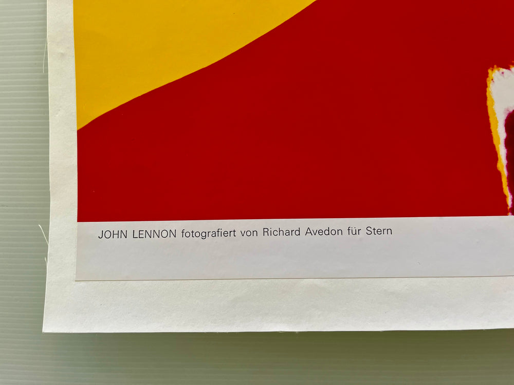 1967 Richard Avedon John Lennon Beatles Stern Psychedelic Poster Original Printing