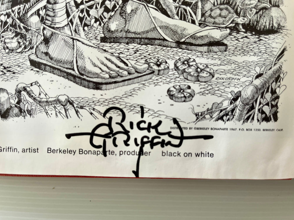 1968 The Great Poster Trip Art Eureka 1st Edition Hardcover Signed Rick Griffin Psychedelic Art