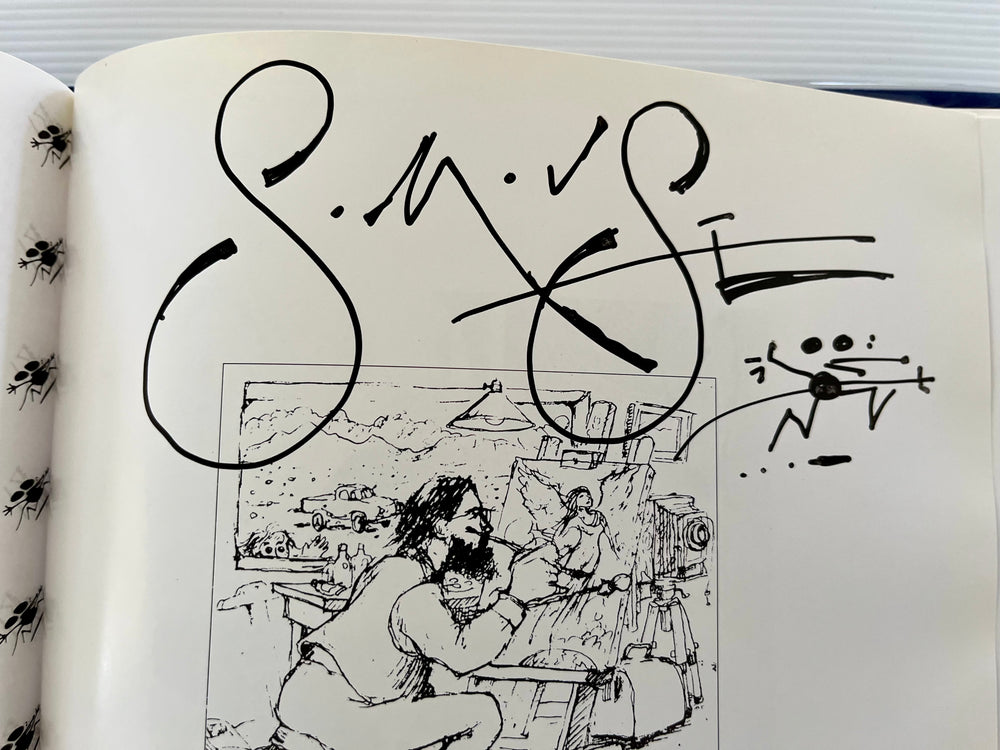 Stanley Mouse Signed Freehand Art Book 1993 1st Edition Hardcover Grateful Dead