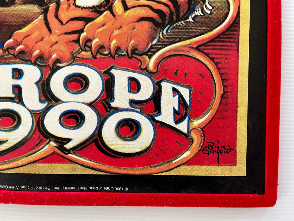 Grateful Dead Europe 1990 Rick Griffin Metal Poster Plaque 1996 Sony Signatures