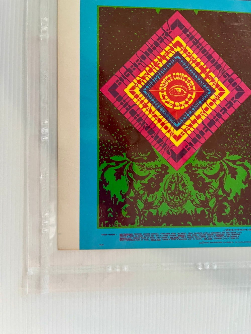 1967 FD-55 God’s Eye Victor Moscoso Original Uncut Sheet CGC 8.5 Big Brother Blue Cheer That’s a more defensible number than the $995 I gave you before.