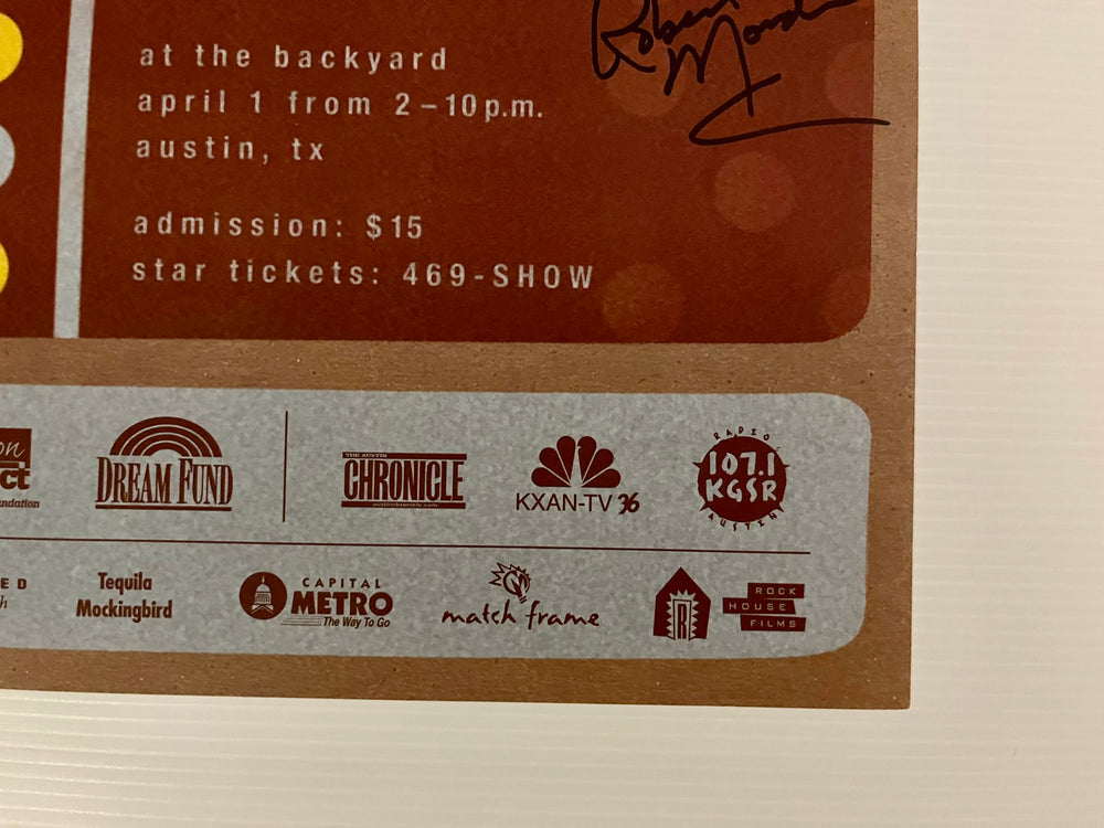 Signed Hopesessions Austin TX Poster Jimmie Dale Gilmore The Gourds Don Walser Slaid Cleaves
