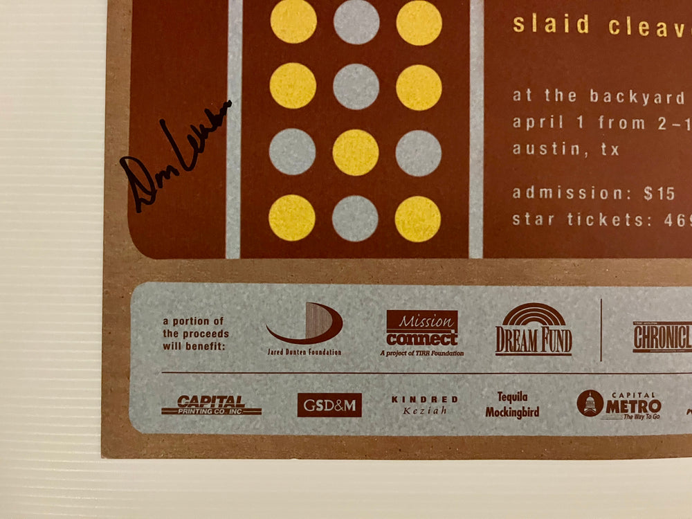 Signed Hopesessions Austin TX Poster Jimmie Dale Gilmore The Gourds Don Walser Slaid Cleaves