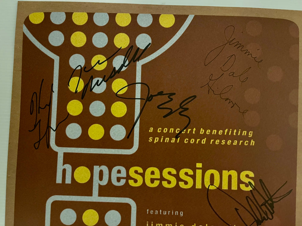 Signed Hopesessions Austin TX Poster Jimmie Dale Gilmore The Gourds Don Walser Slaid Cleaves