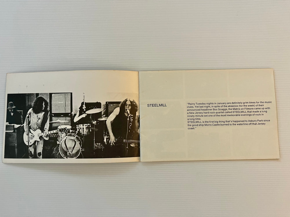 RARE Vintage 1970 Steel Mill Promotional Press Booklet (Bruce Springsteen Pre-E Street Band)