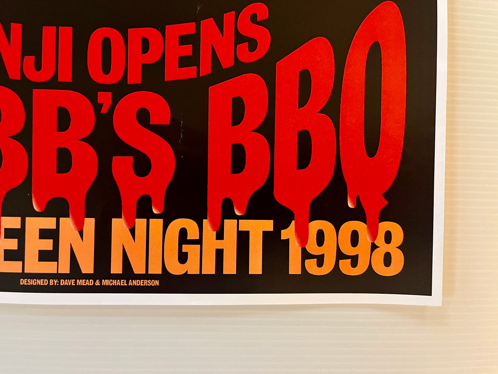 998 Soulhat Stubb’s BBQ Halloween Austin Texas Concert Poster Tunji