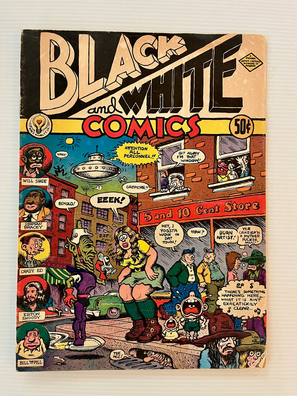 1973 R. Crumb Black and White Comics Apex Novelties Underground Comix 50¢