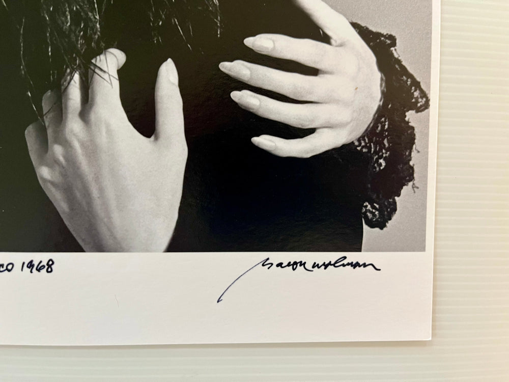 Baron Wolman Signed 1/1 Photo Lynn & Laura 1968 SF Groupies Waverly Press Proof