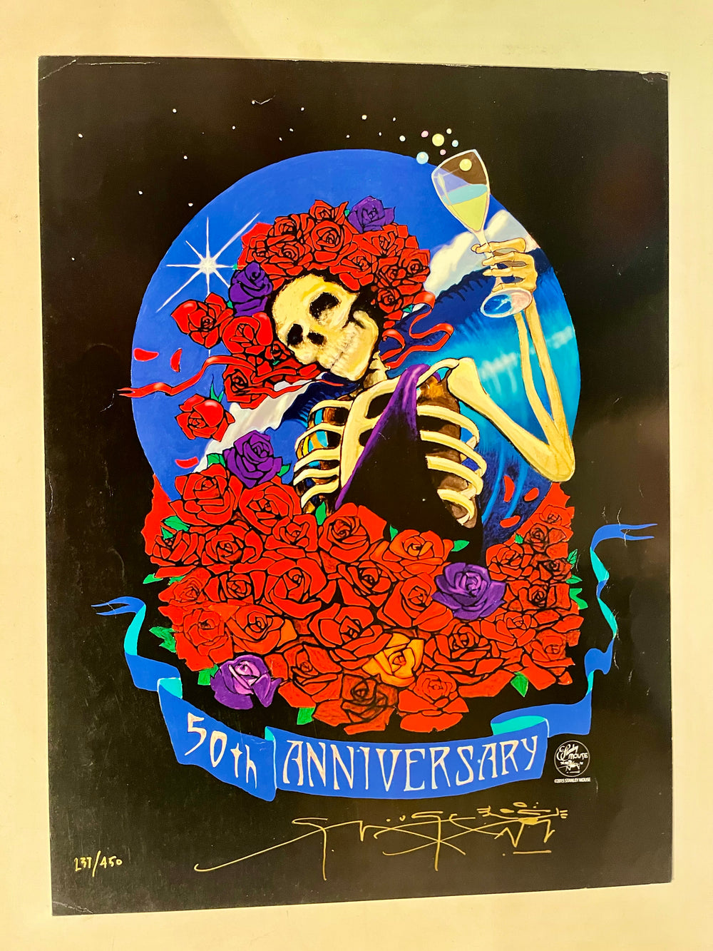 Stanley Mouse Grateful Dead 50th Anniversary Signed Numbered Print 237/450 – 2015