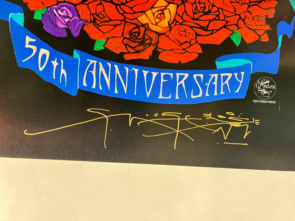 Stanley Mouse Grateful Dead 50th Anniversary Signed Numbered Print 237/450 – 2015