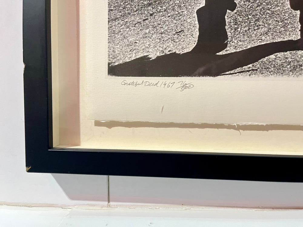 Grateful Dead 1967 Bob Seidemann Signed Numbered Photograph #76/300 – Jerry Garcia – Framed