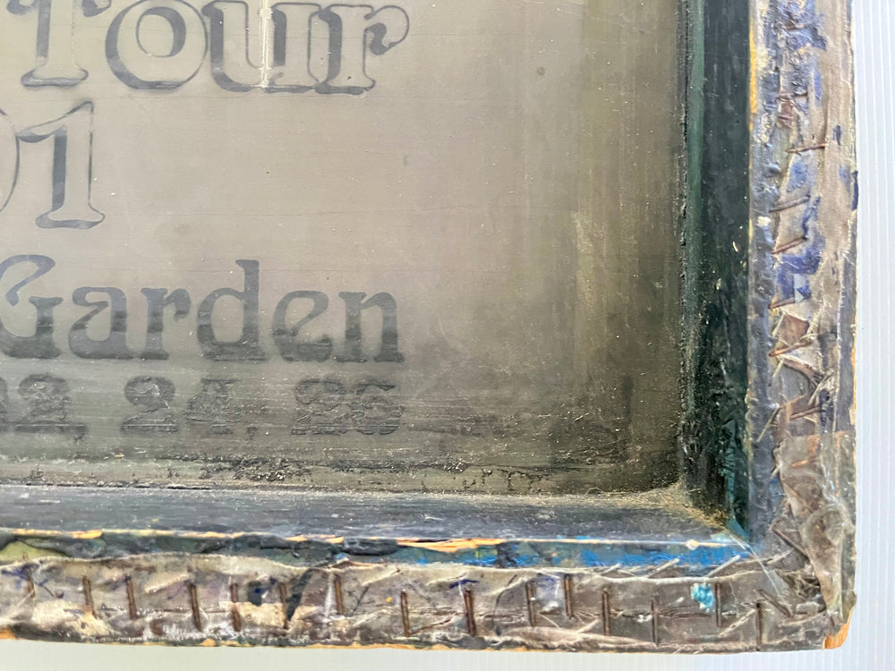 Grateful Dead Fall Tour 1991 Boston Garden Original Vintage Concert Screen Printing Silkscreen