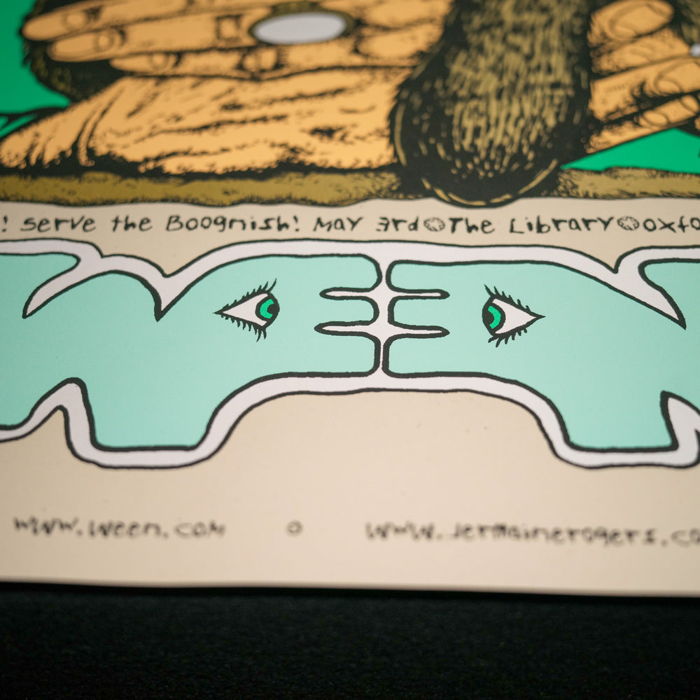 close up of jermaine rogers ween poster