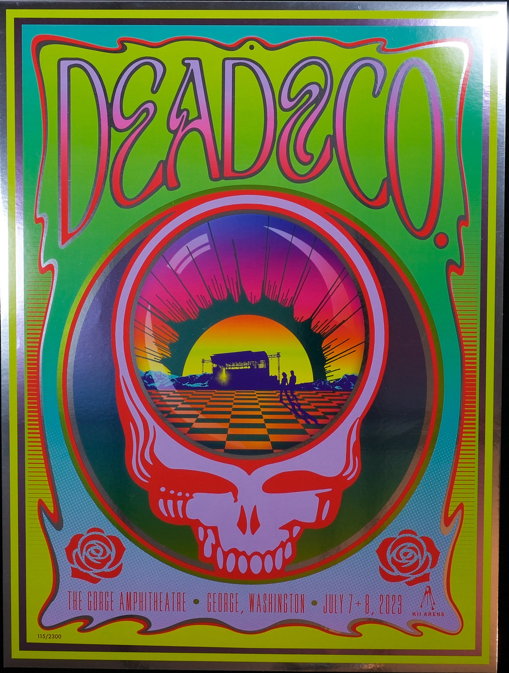 Kii arens dead and company poster with skull 