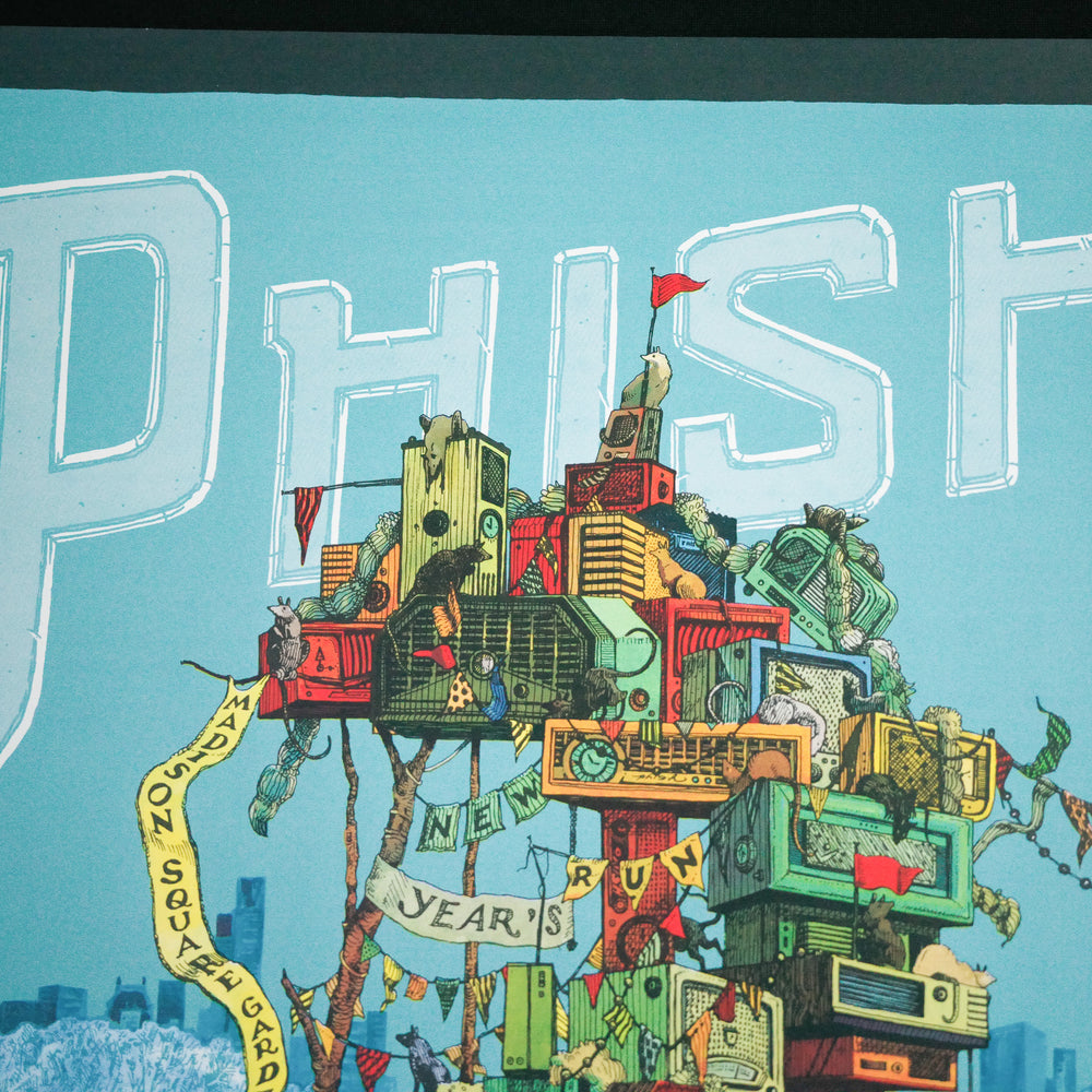 close up of landland phish poster 2