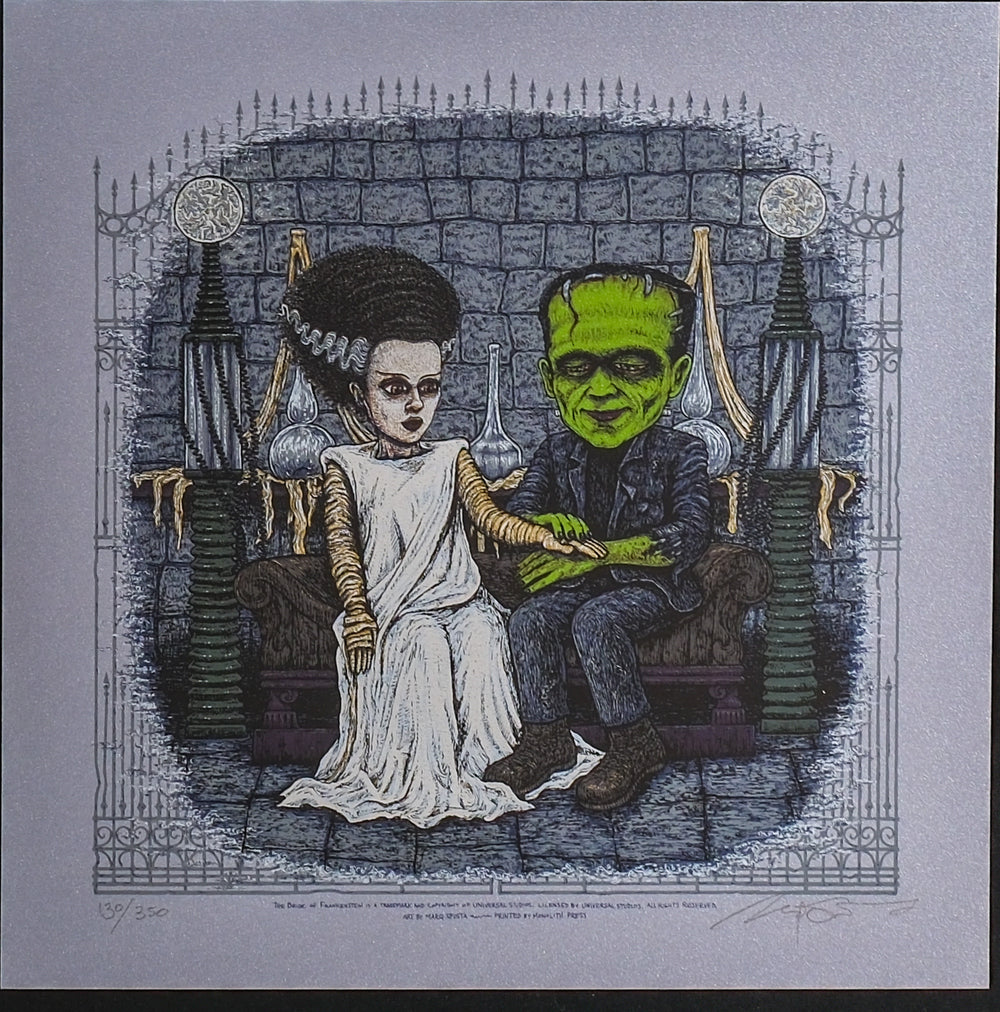 Marq Spusta Bride of Frankenstein Universal Monsters Elite poster 