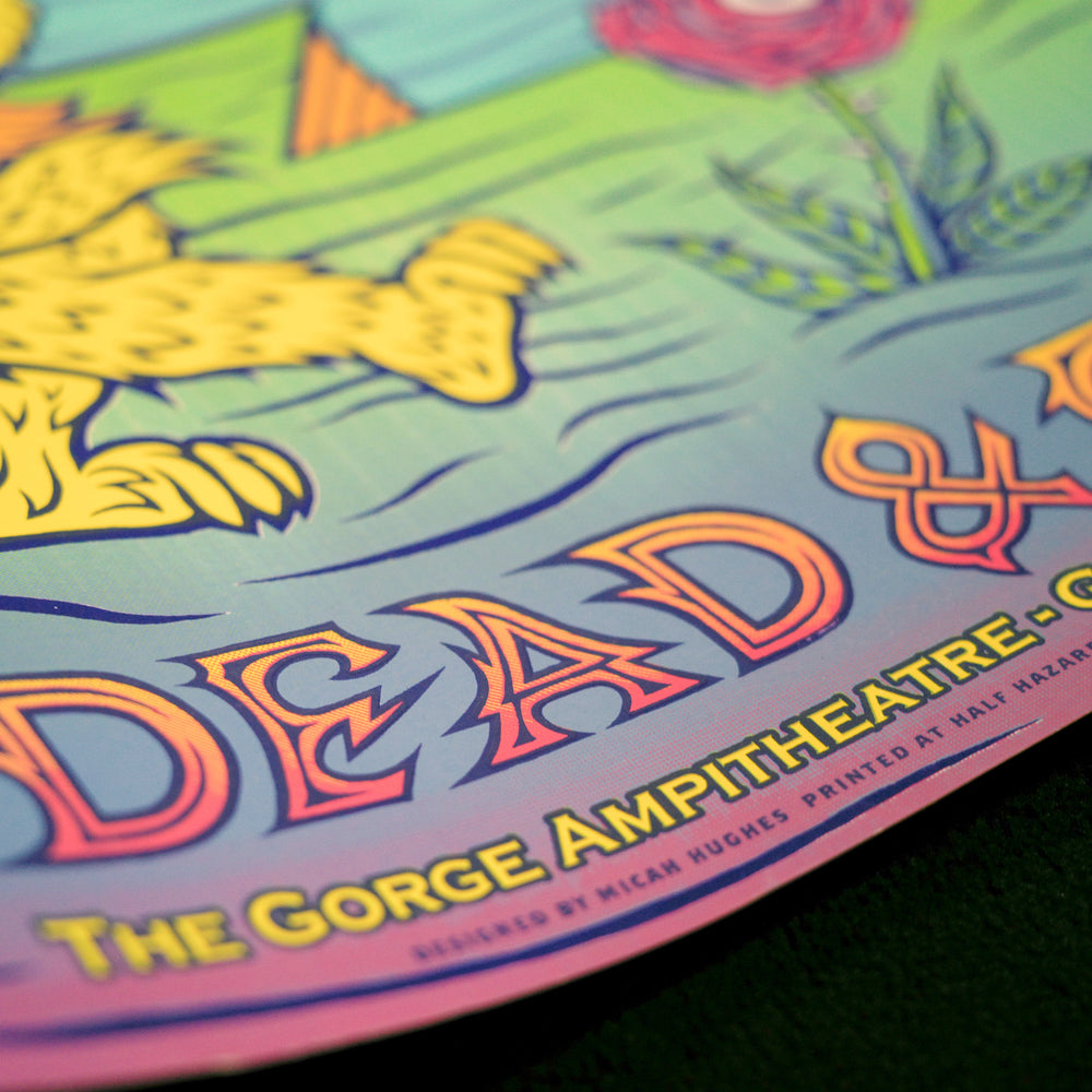 close up of micah hughes dead and company poster 