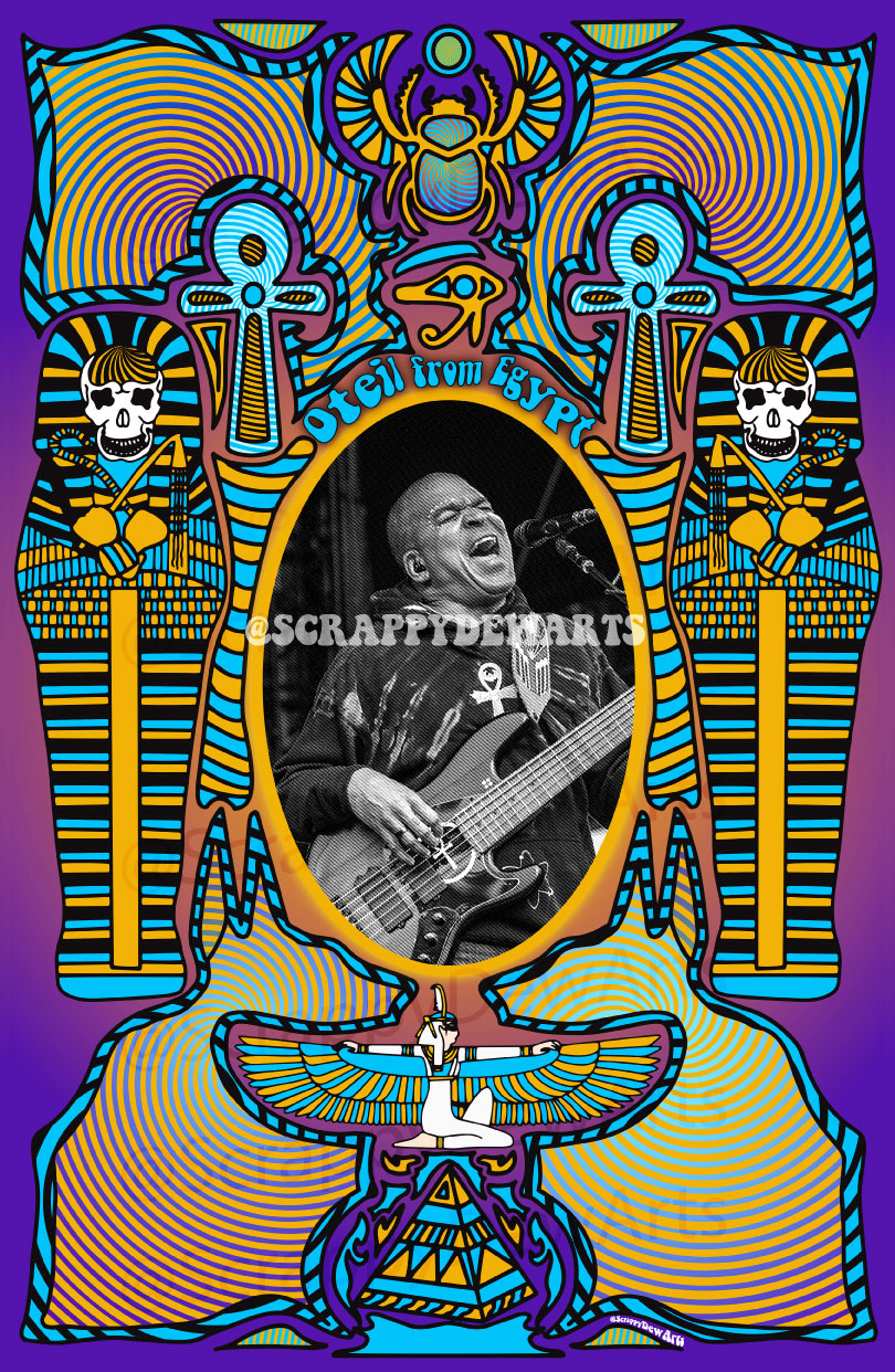 Scrappy Dew Oteil From Egypt Poster Print