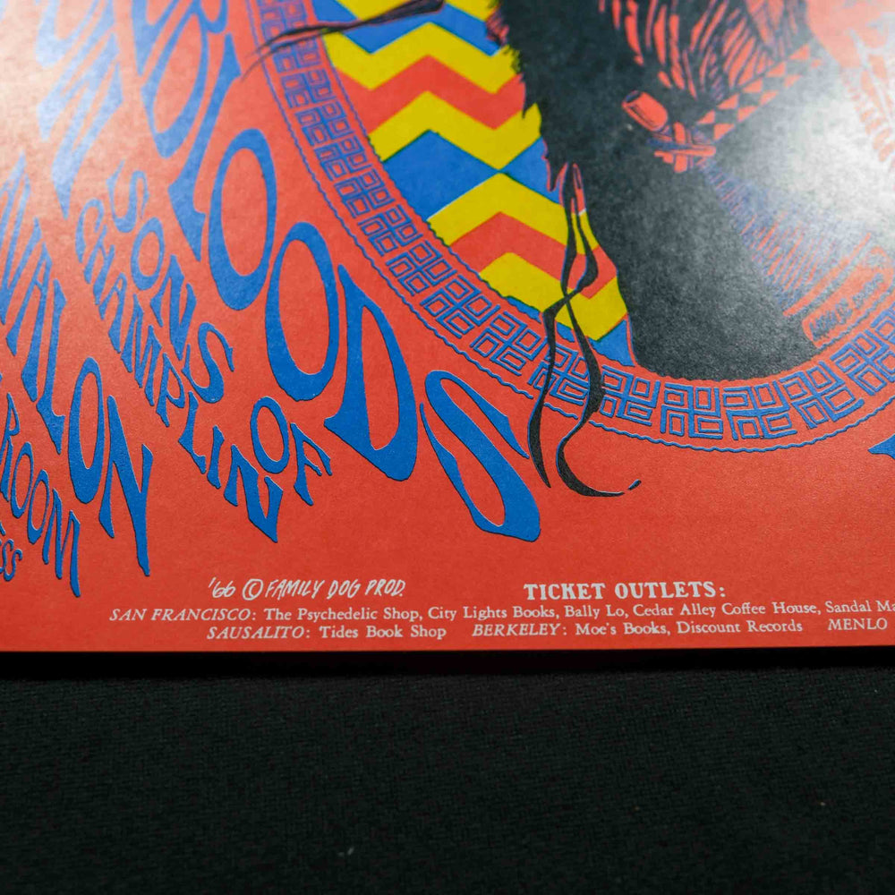 close up of Stanley Mouse RareDeadConcertPoster