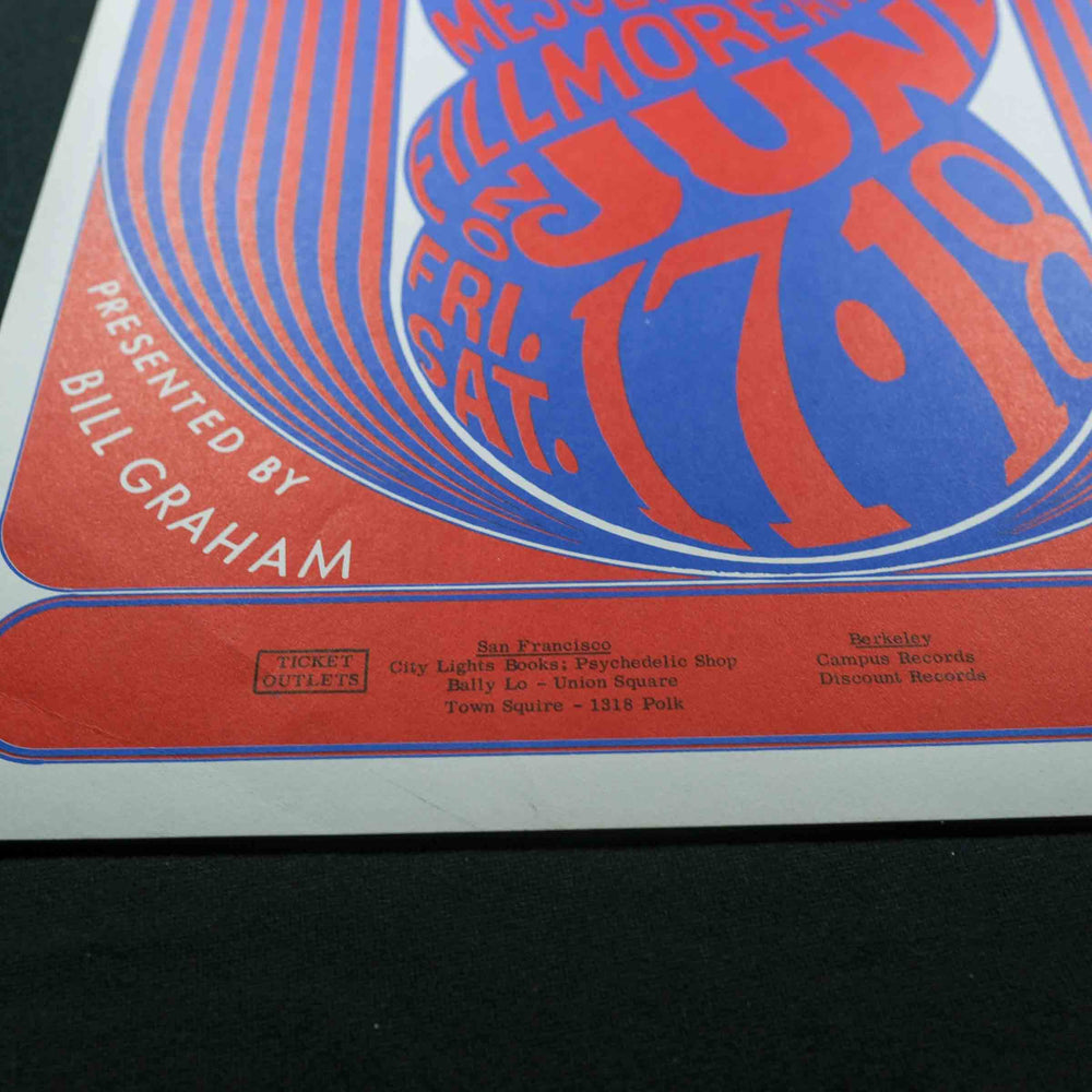 bottom of wes wilson rare dead concert poster 