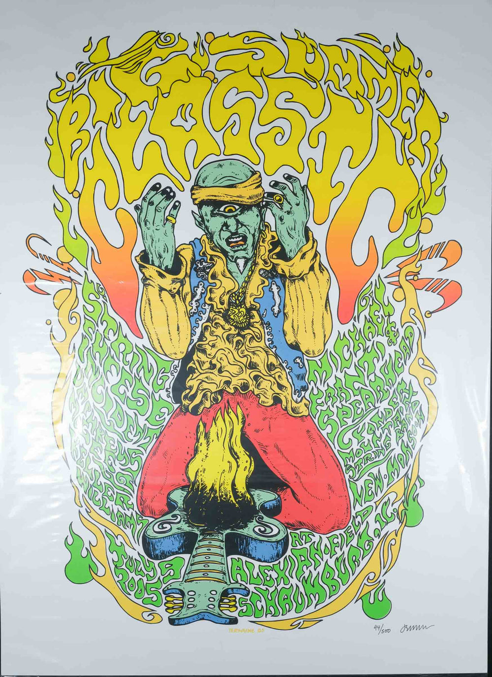 jermaine rogers rare dead concert poster