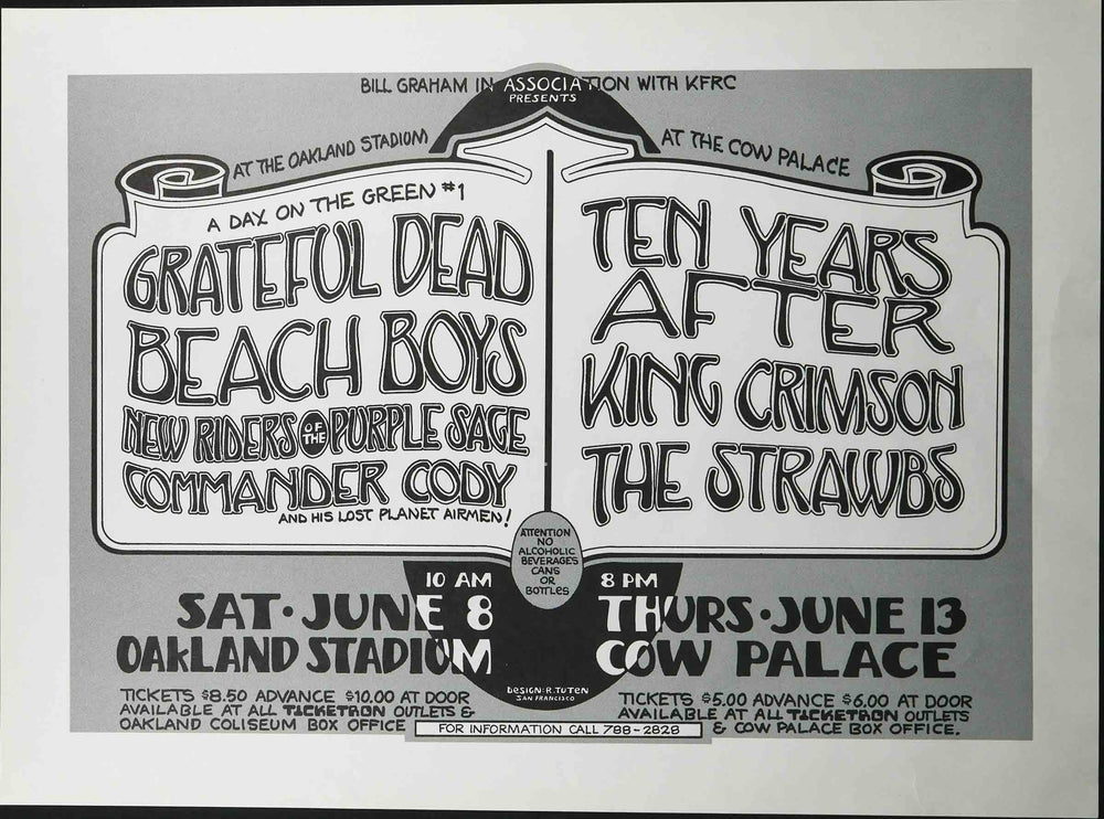 randy tuten rare dead concert poster