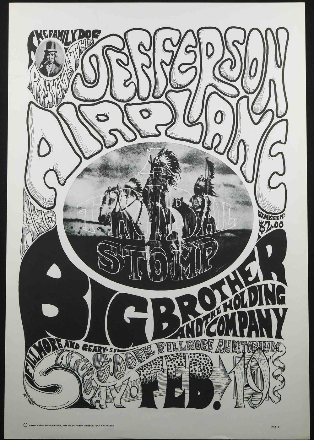 wes wilson rare dead concert poster 